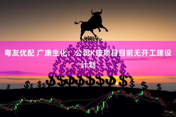 粤友优配 广康生化：公司K胺项目目前无开工建设计划